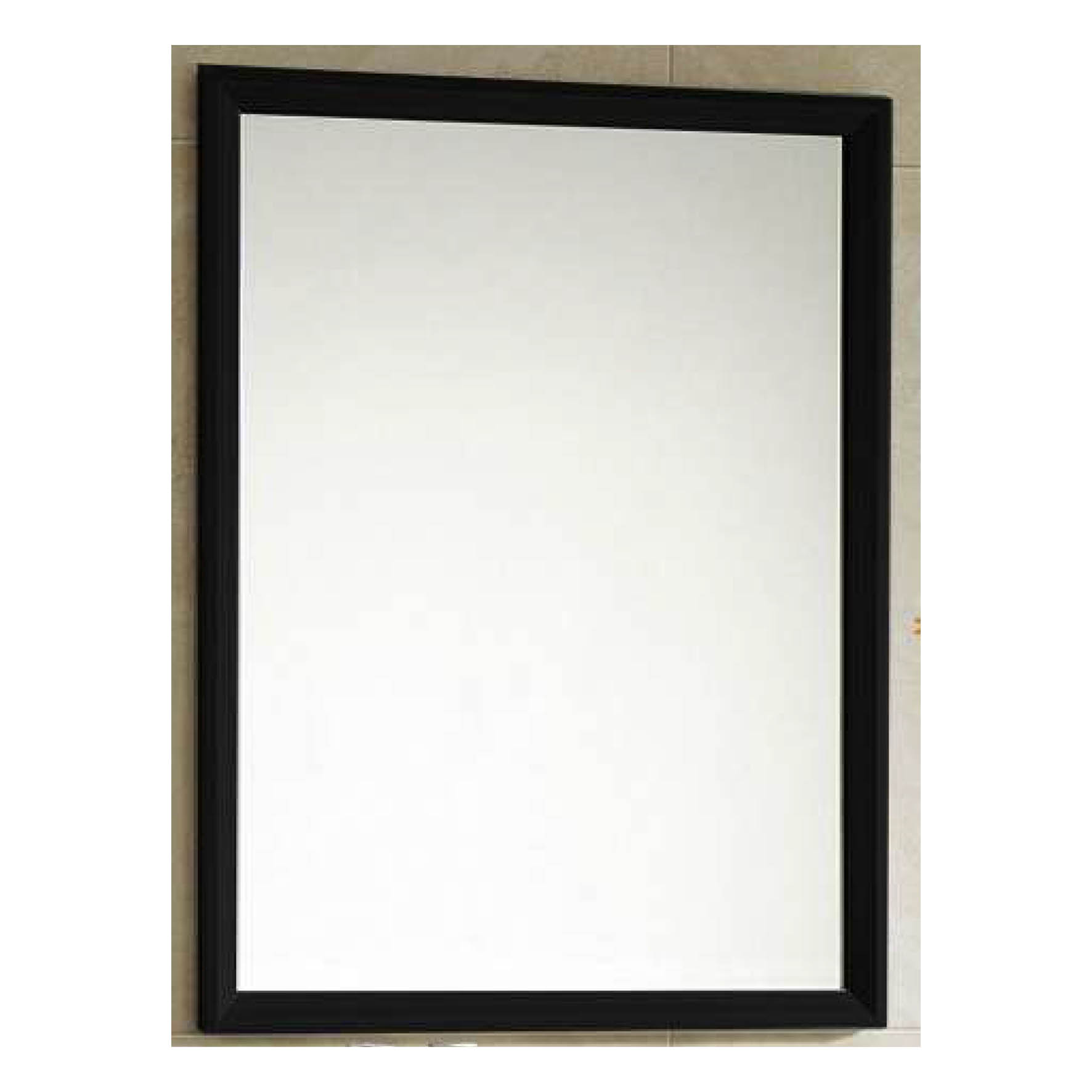 Zaffiro : Stainless Steel Framed Mirror (Matt Black) – PHT-5040MB-50-M