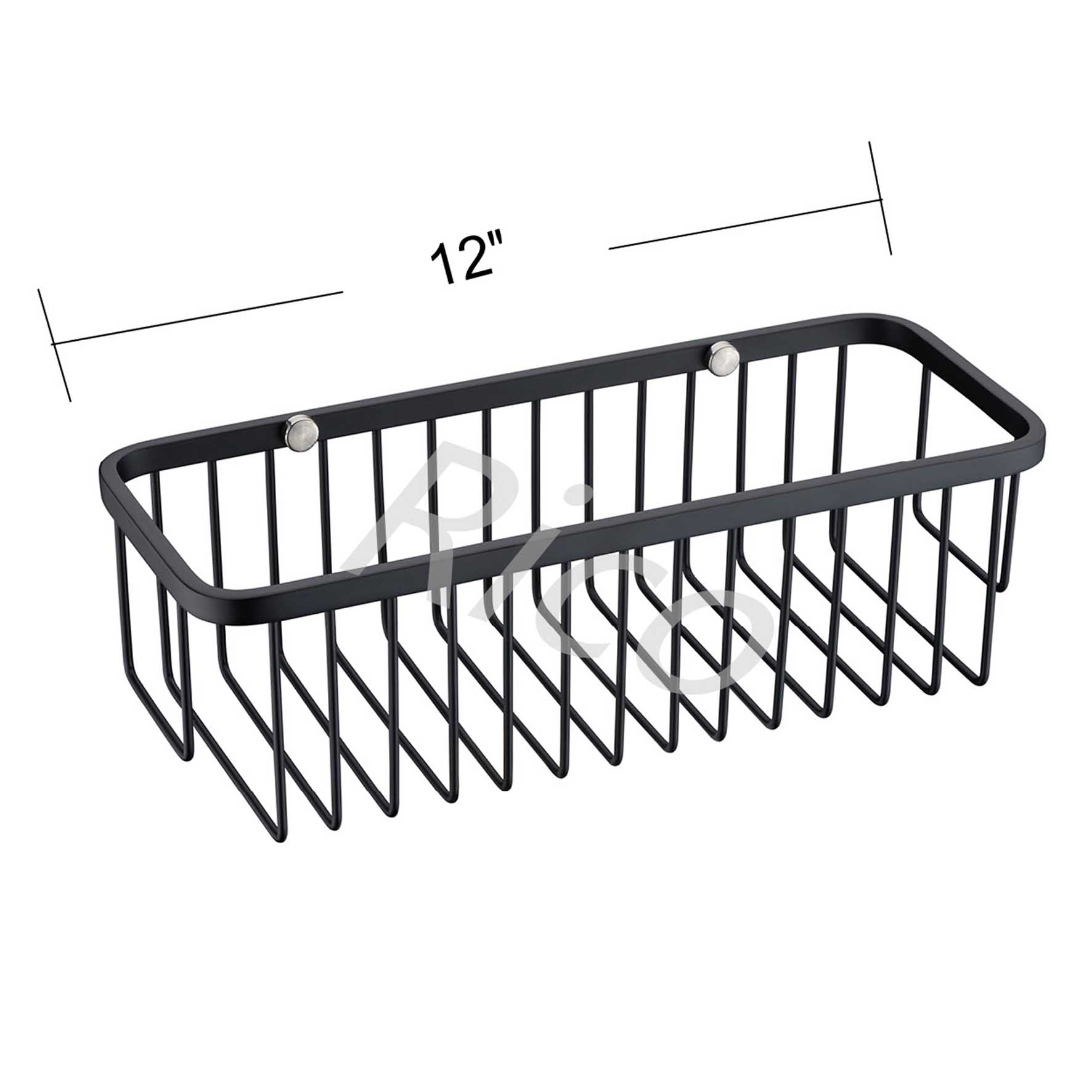 Rico : Stainless Steel Soap Basket (Black) – RICO-R11810