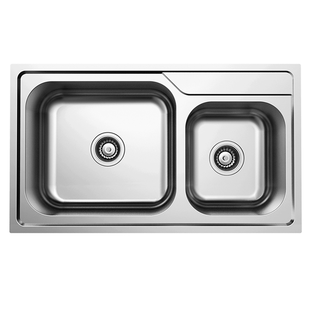 Rubine – 1¾ Bowls Stainless Steel Sink – JUX-860L