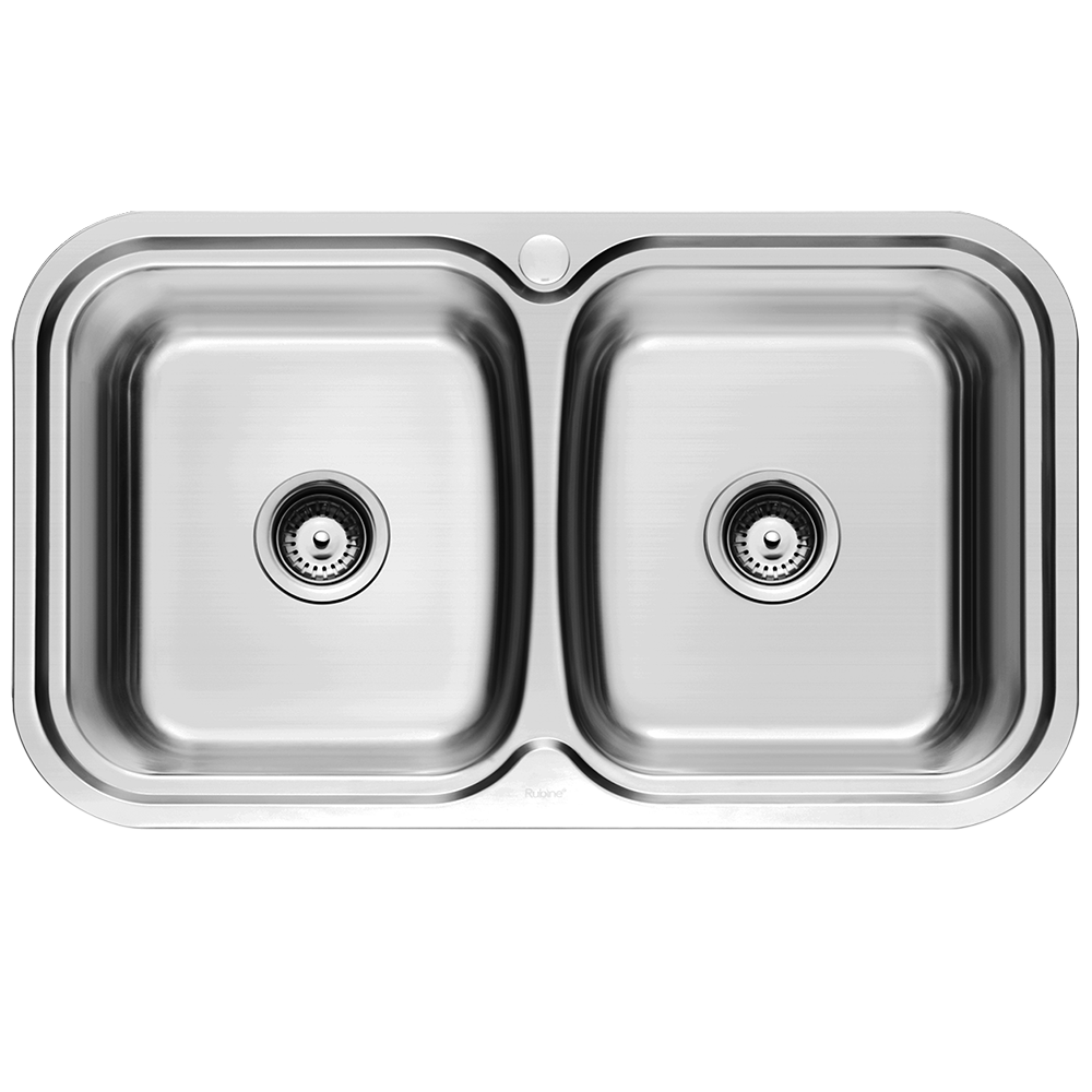 Rubine – 2 Bowl Stainless Steel Sink – PRX-620