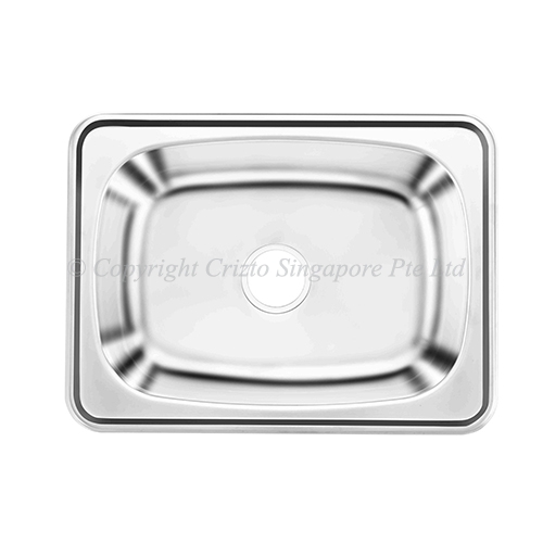 Crizto – 1 Bowl Stainless Steel Sink – CKS-2004S-HL