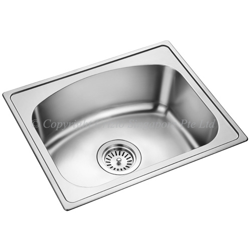 Crizto – 1 Bowl Stainless Steel Sink – CKS-1008S-SV