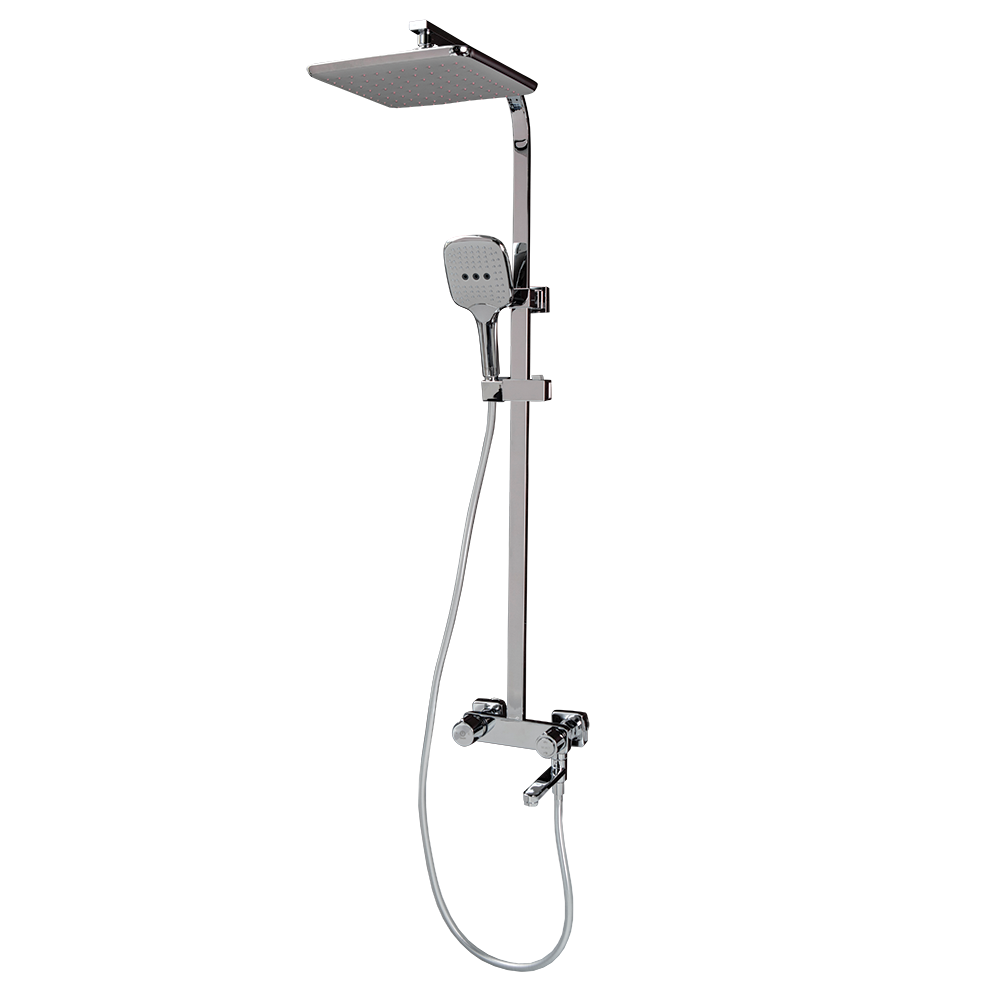 Rubine – Rain Shower Set – RSC-PUSHSTOP-S81CH