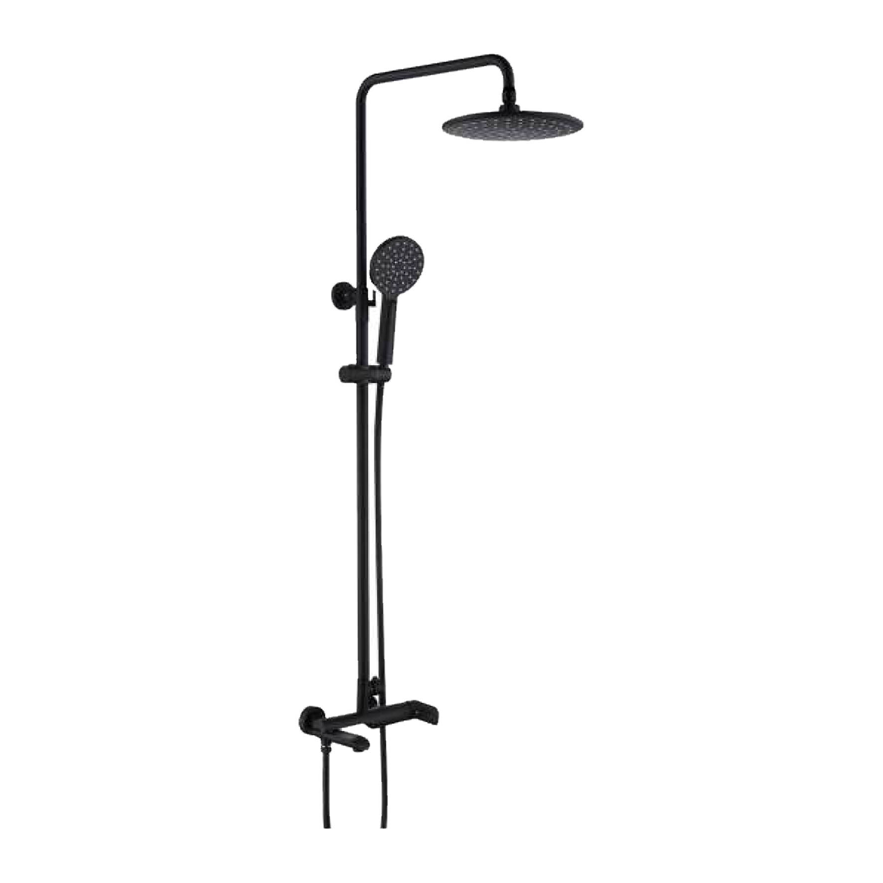 Zaffiro – Rain Shower Set (Matt Black) – PRS-1107.33BK