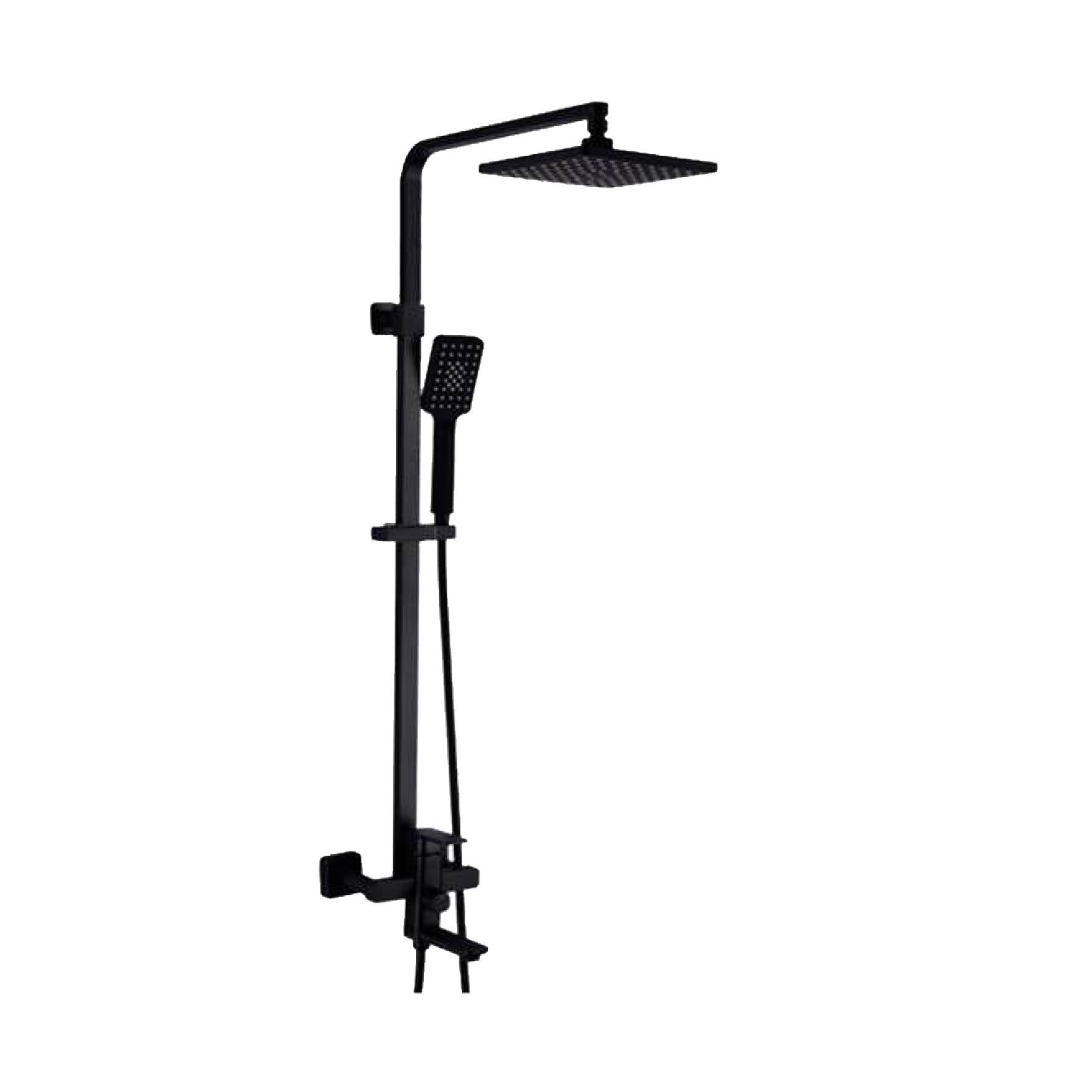 Zaffiro – Rain Shower Set (Matt Black) – PRS-1507.22BK